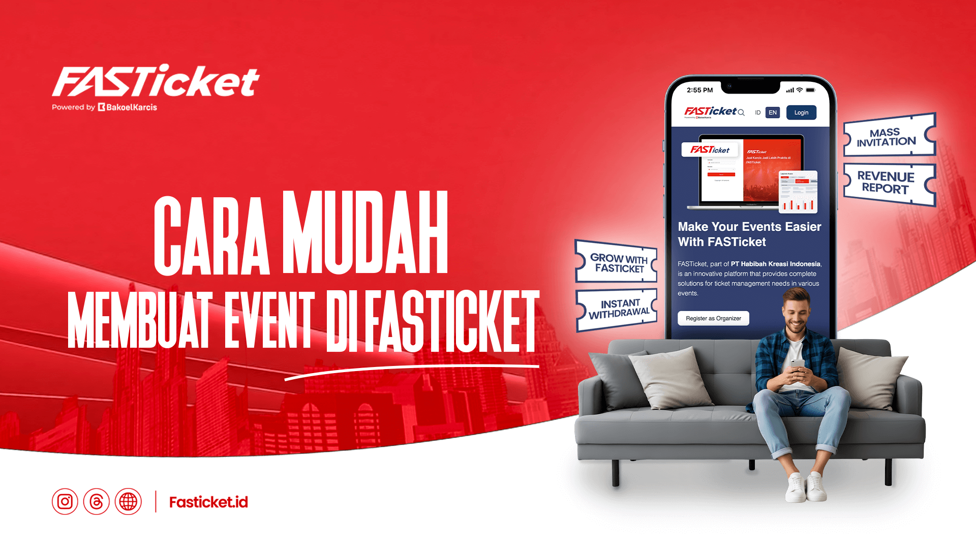 Cara Mudah Membuat Event di FASTicket | Solusi Ticketing Cepat & Aman